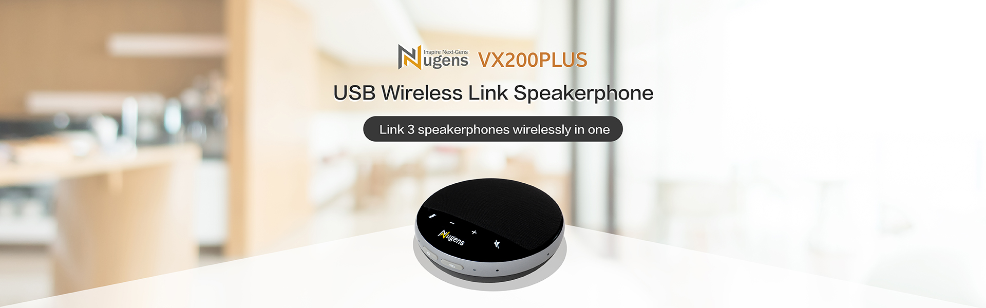 Nugens VX200PLUS USB Wireless Link SpeakerphoneBanner