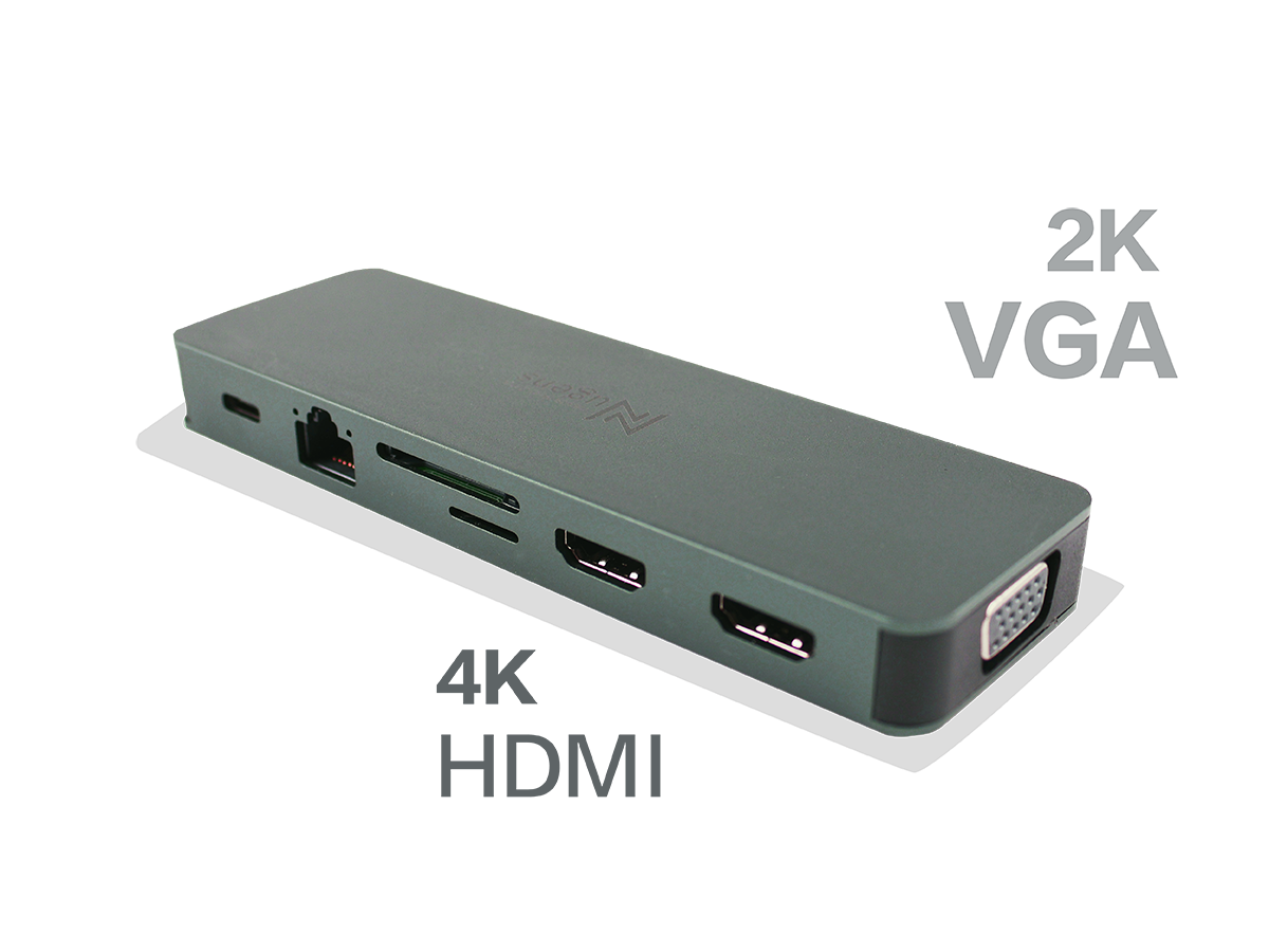 USB-C Multimedia Hub suports HDMI & VGA Schematic Diagram