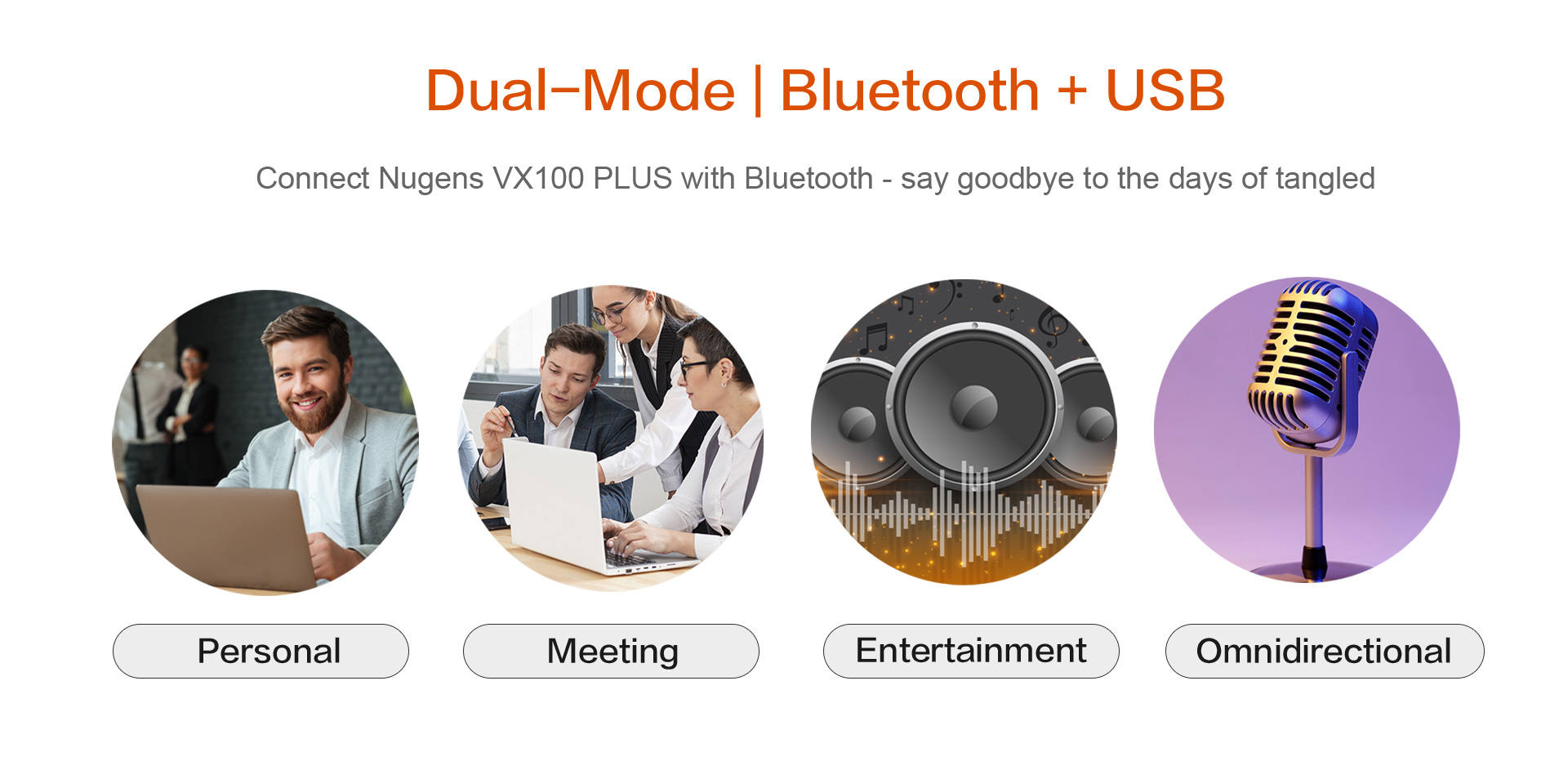 Dual-Mode | Bluetooth + USB